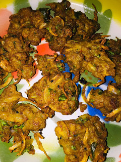 A picture of Crispy mince pakora.