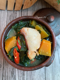 Foto resep Sayur Labu ikan asin jambal roti