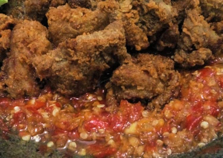 Ayam geprek simple