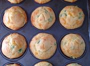 A picture of cornbread muffins