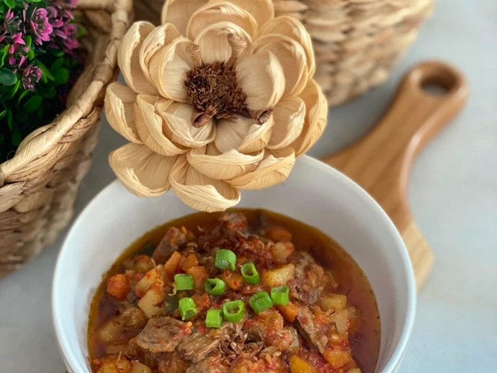 Langkah Gampang Menyiapkan Resep Oseng mercon daging sapi Anti Ribet, Bikin Ngiler