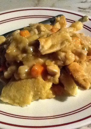 A picture of Granny's Chicken Pot Pie.