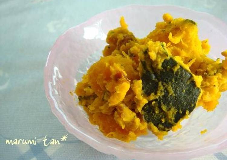 Recipe of Quick Macrobiotic Kabocha Squash Salad without Mayo