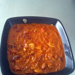 A picture of Niki's Awesome Chili.