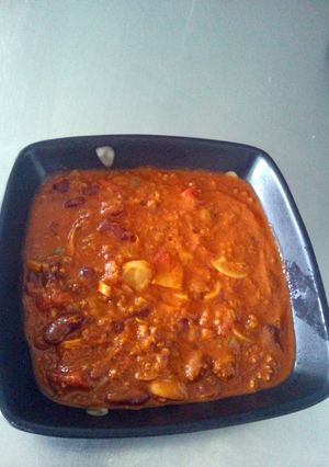 A picture of Niki's Awesome Chili.