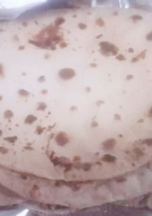 A picture of Wheat flour Soft roti.