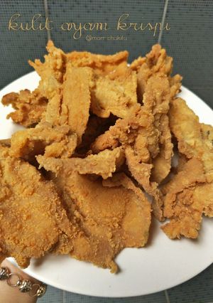 Foto resep Kulit ayam krispiii.
