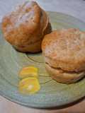 Scones dulces sin azúcar, de vainilla y canela