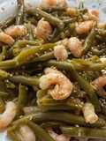 Gamberetti e fagiolini