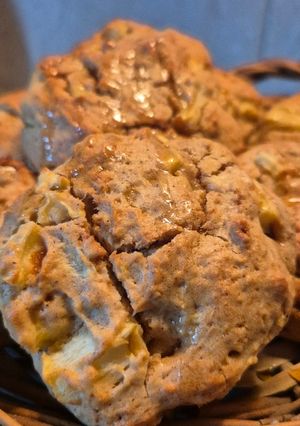 Una foto de Galletas blanditas de Manzana y canela 🍎🍎🍎