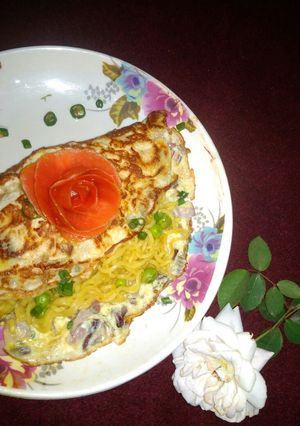 ম্যাগি ওমলেট(maggi omelette recipe in Bengali) রেসিপির প্রধান ছবি