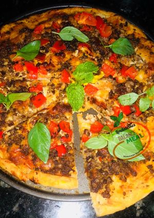 Hình của món 15’ với bánh pizza siêu tốc (không men nở).