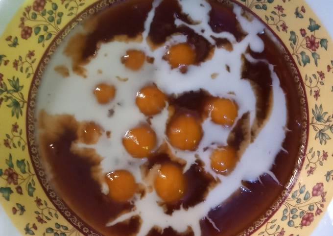 Bubur Candil ubi rambat orange
