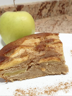Una foto de Tarta de manzana con harina de espelta