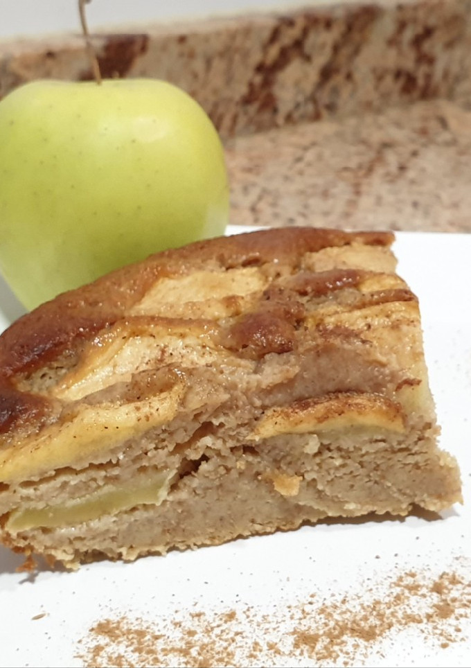 Una foto de Tarta de manzana con harina de espelta