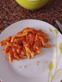 Una foto de Macarrones con Atún