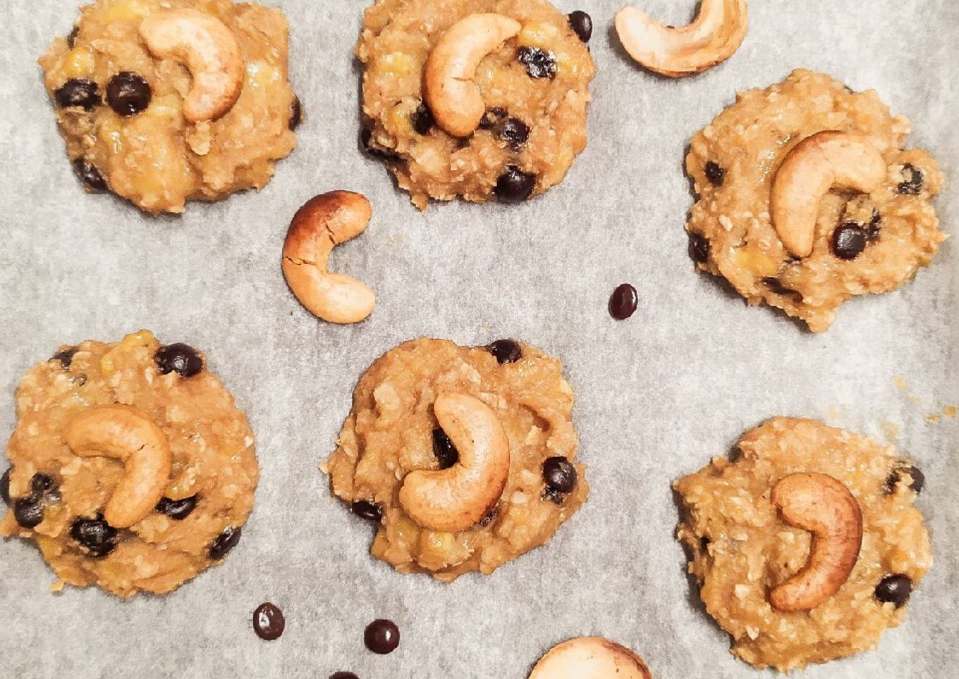 Banana Oat Cookies (tanpa terigu, tanpa gula, tanpa butter!)