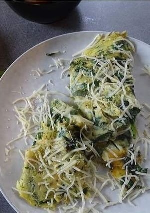 Une photo de Omelette aux épinards