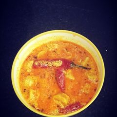 A picture of Rajasthani Dahi Gatta.