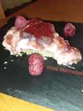 Red Velvet cheesecake με σμέουρα