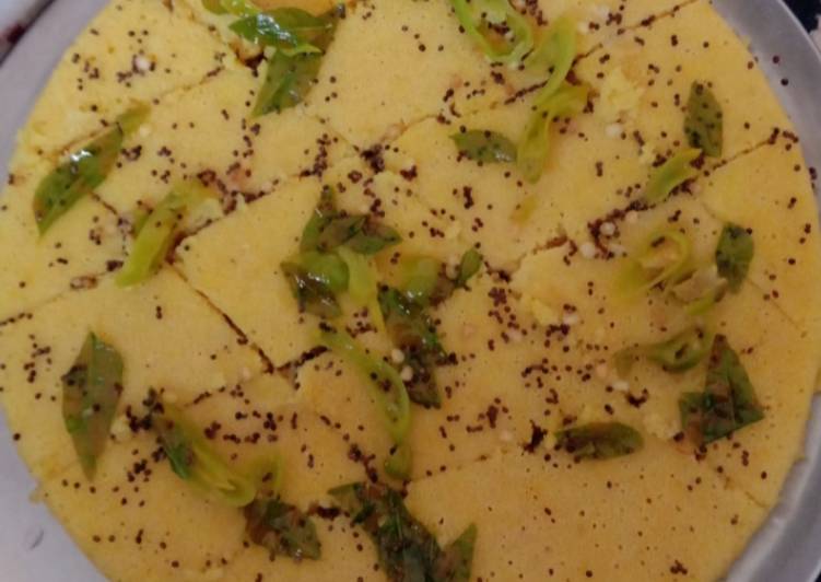 Steps to Make Perfect Khaman Dhokla