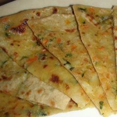 A picture of Pumpkin chapati.