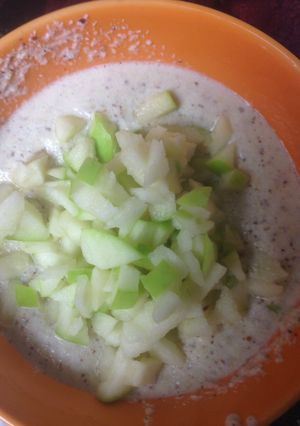 A picture of Green Apple Pachadi.