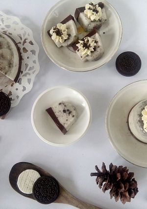 Foto resep Puding Busa Oreo Lapis Coklat