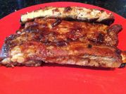A picture of oven meat bbq