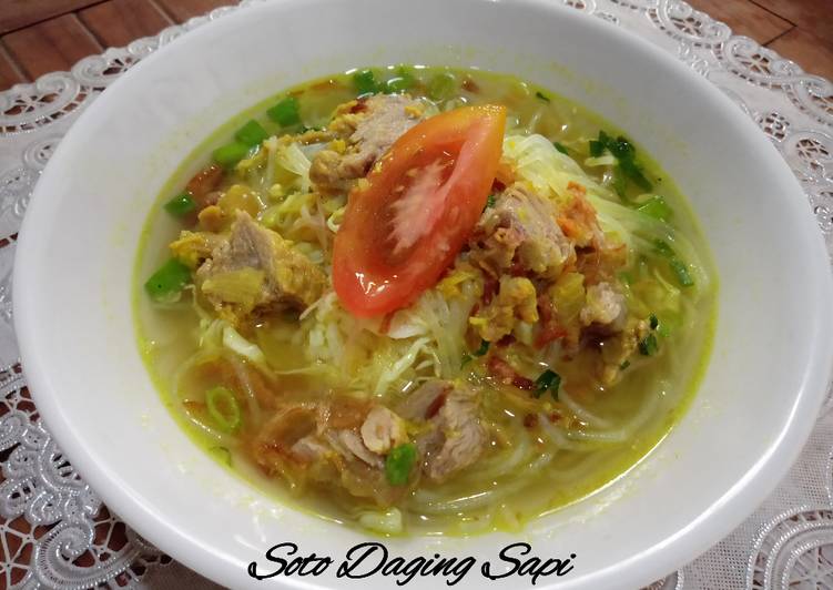 Resep Soto Daging Sapi 🐄 Anti Gagal