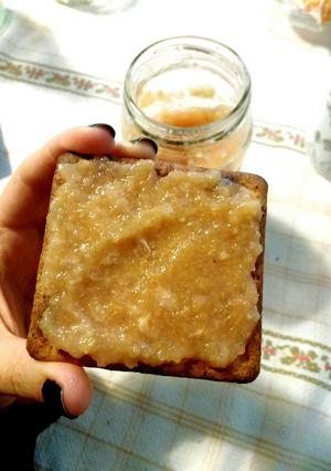 Una foto de Mermelada de naranja y manzana, sin azúcar. diabéticos-celíacos