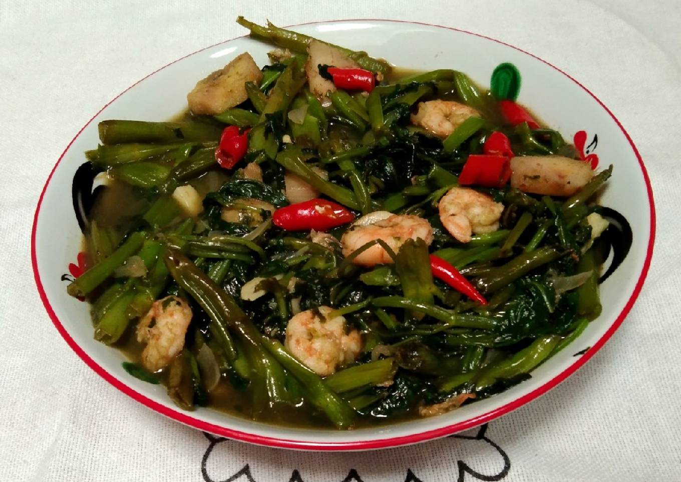 Tumis Kangkung Udang
