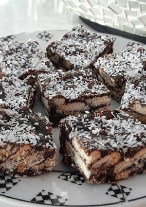 Una foto de Turrón de galletas