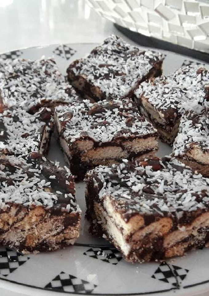 Una foto de Turrón de galletas