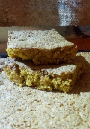 Una foto de Torta de zanahorias integral