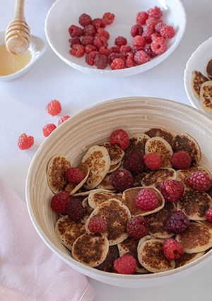 Une photo de Mini pancakes céréales
