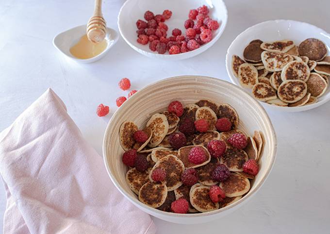 Recette Parfait Mini pancakes céréales