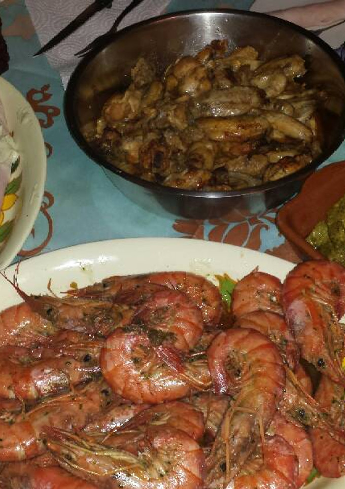 Una foto de Gambas con pimentón 