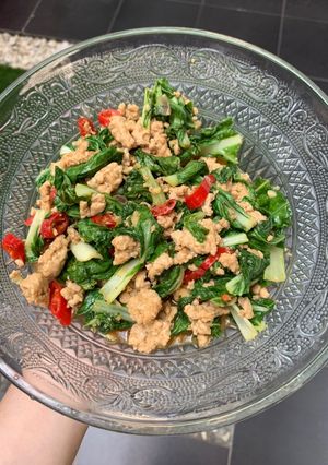 Foto resep Tumis Daging apapun + Cah Sawi Daging