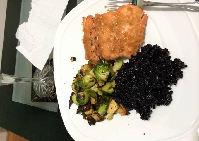 Recipe of Speedy Miso Glazed Salmon