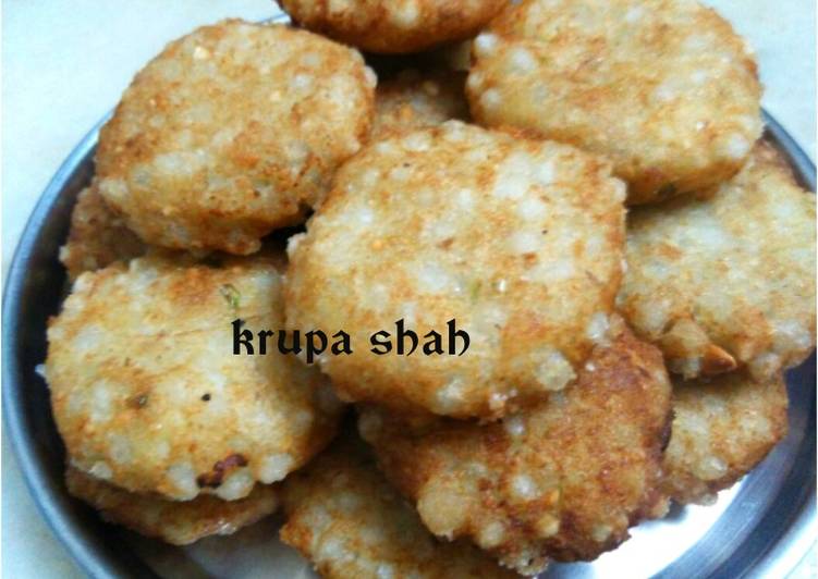 Recipe of Super Quick Homemade Sabudana vada