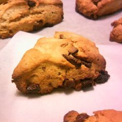 Easy with Pancake Mix, Starbucks-style Scones A picture of Easy with Pancake Mix, Starbucks-style Scones.