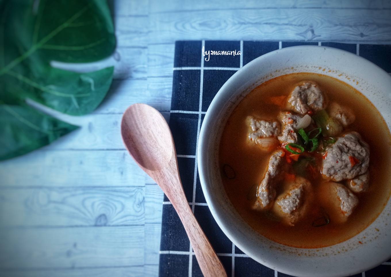 Bakso Ikan Rebus Kuah pedas