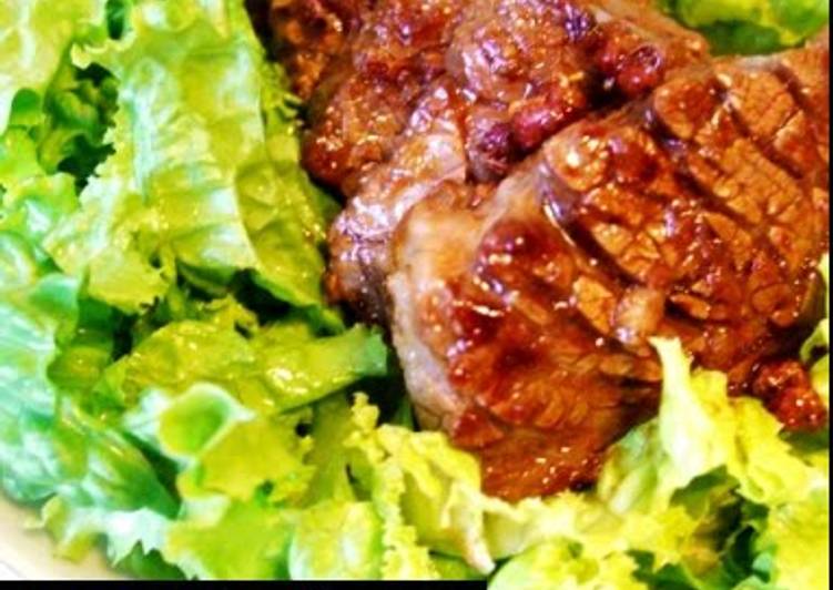 Recipe of Quick Chinese Beef Steak (Household Miso Beef)