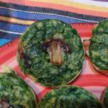 Muffins de Espinaca y Champignones