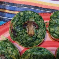 A picture of Muffins de Espinaca y Champignones.