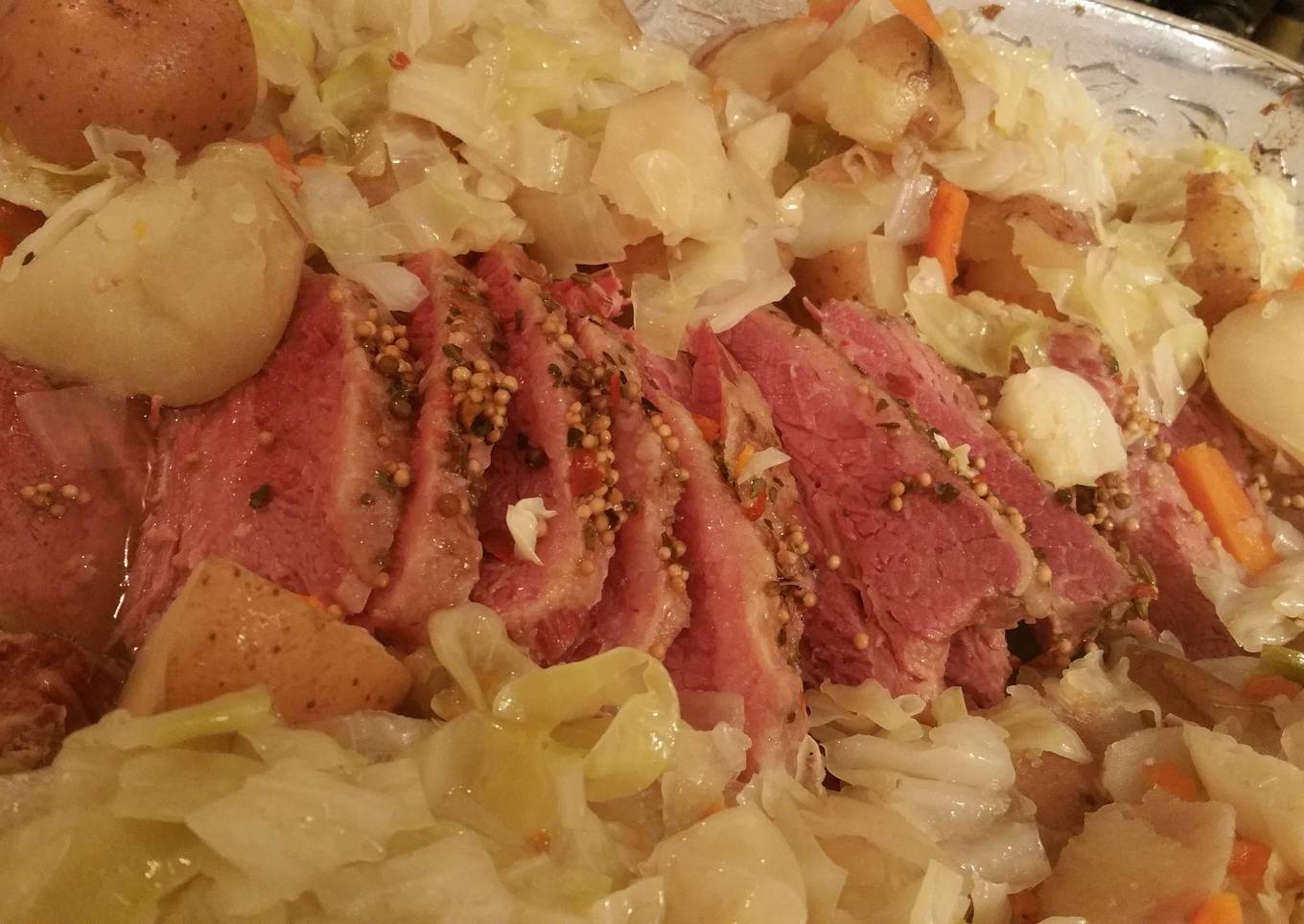 Beef and maize cabbage