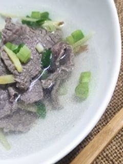 10分鐘上菜─蔥香牛肉清湯 的食譜成品照片