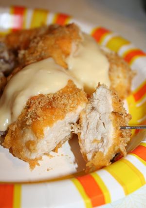 A picture of Crispy Cheddar Chicken.