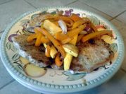 A picture of pork pork shoulder steaks